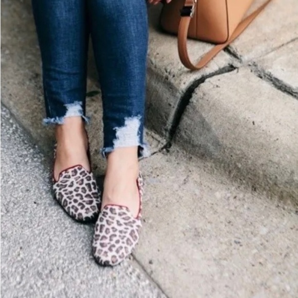 Rothy's The Loafer Women's Size US 10.5 Mocha Spot Mobwife Slip on Flats Shoes - Picture 1 of 16